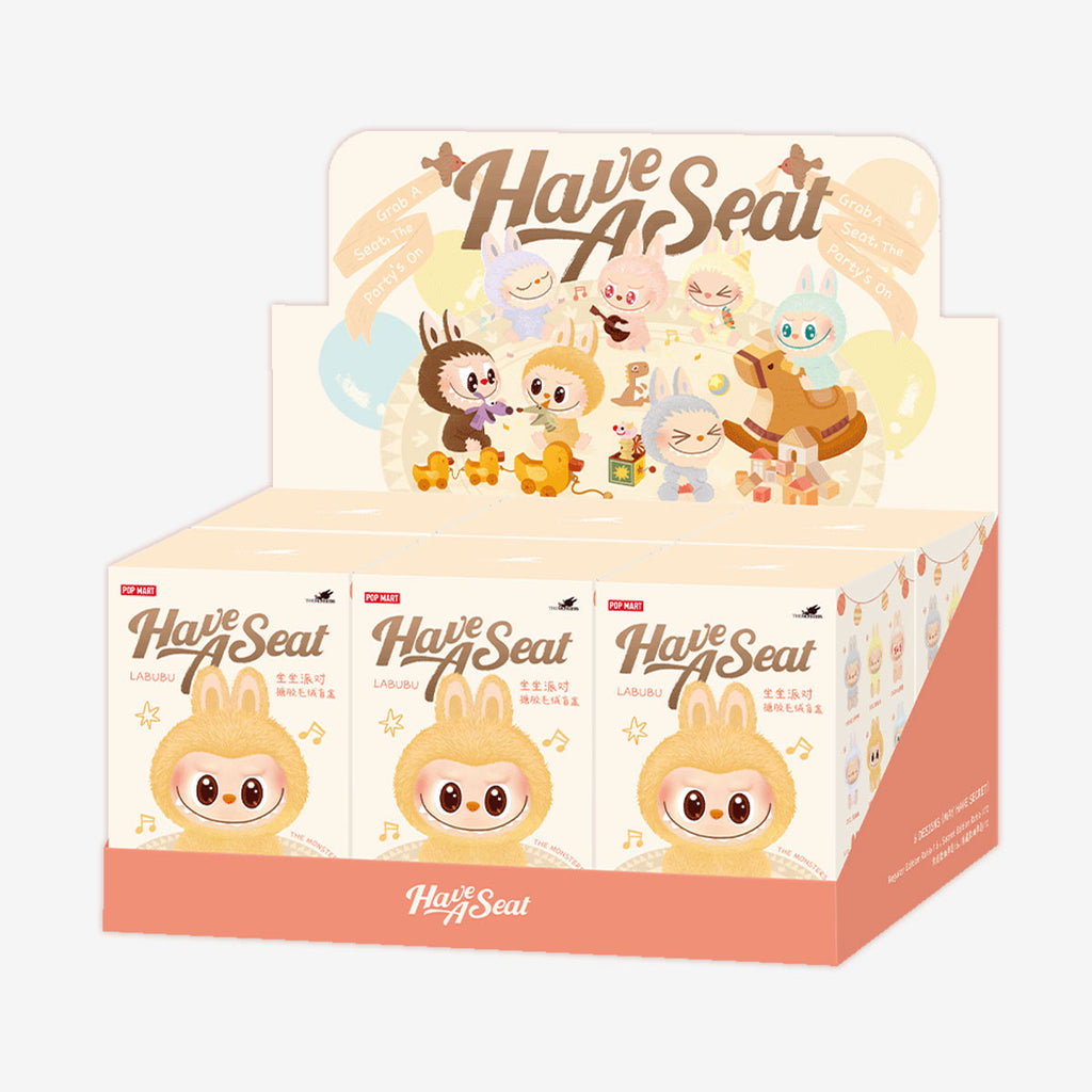 Hele sett - THE MONSTERS - Have a Seat Vinyl Plush Blind Box
